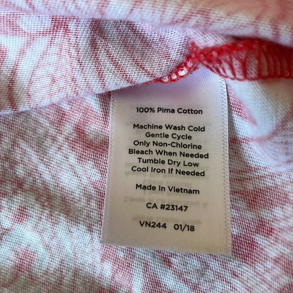 Talbots tee with scalloped neck - size M - Picture 4 of 5